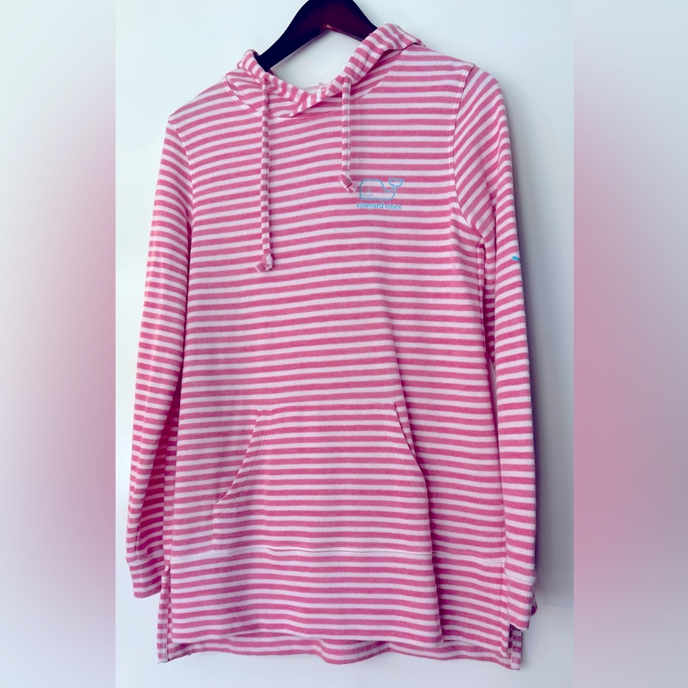 Vineyard Vines Terry Cloth Hooded Cover-up